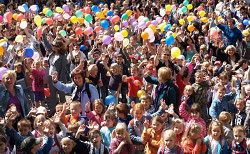 Weltkindertag-Kinder in Mengerskirchen