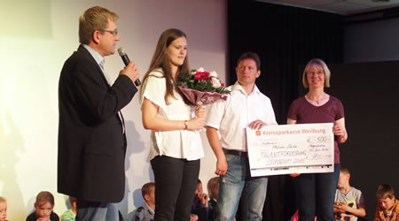 Melissa Seitz erhielt Studienunterstützung